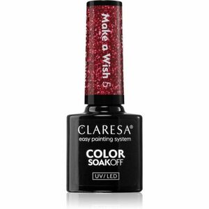 Claresa SoakOff UV/LED Color Make a Wish gelový lak na nehty odstín 5 5 g obraz