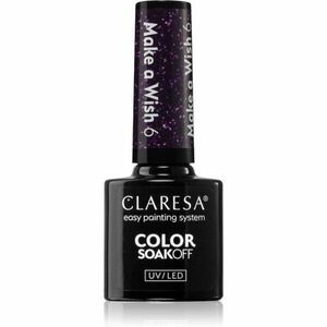 Claresa SoakOff UV/LED Color Make a Wish gelový lak na nehty odstín 6 5 g obraz