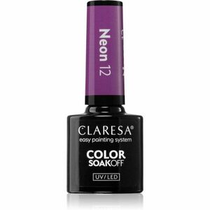 Claresa SoakOff UV/LED Color Neon gelový lak na nehty odstín 12 5 g obraz