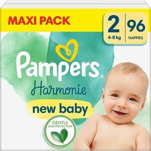 Pampers Harmonie Size 2 jednorázové pleny 4-8 kg 96 ks obraz