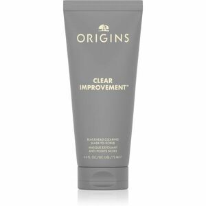 Origins Clear Improvement® Blackhead Clearing Mask-To-Scrub maska na čištění pórů proti černým tečkám 75 ml obraz