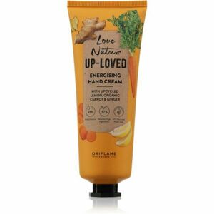 Oriflame Love Nature Up-Loved Upcycled Lemon & Organic Carrot & Ginger hydratační krém na ruce 75 ml obraz