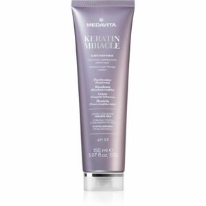 Medavita Keratin Miracle Sleek Hair Mask hydratační vyhlazující maska 150 ml obraz