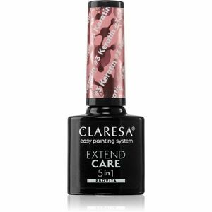 Claresa Extend Care 5 in 1 Keratin podkladový lak pro gelové nehty s vyživujícím účinkem odstín 5 g obraz