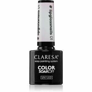 Claresa SoakOff UV/LED Color #lipglossnails gelový lak na nehty odstín 01 5 g obraz