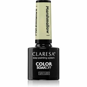 Claresa SoakOff UV/LED Color Marshmallow gelový lak na nehty odstín 1 5 g obraz