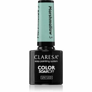 Claresa SoakOff UV/LED Color Marshmallow gelový lak na nehty odstín 3 5 g obraz