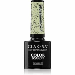 Claresa SoakOff UV/LED Color Marshmallow gelový lak na nehty odstín 8 5 g obraz