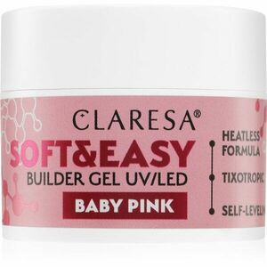 Claresa Soft&Easy Builder Gel podkladový gel na nehty odstín Baby Pink 12 g obraz