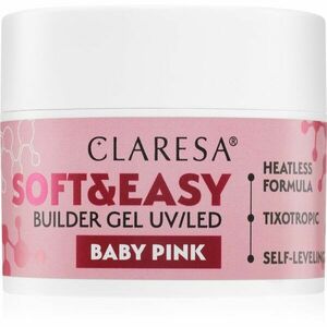 Claresa Soft&Easy Builder Gel podkladový gel na nehty odstín Baby Pink 45 g obraz