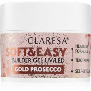 Claresa Soft&Easy Builder Gel podkladový gel na nehty odstín Gold Prosecco 45 g obraz