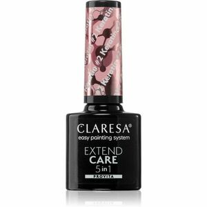 Claresa Extend Care 5 in 1 Keratin podkladový lak pro gelové nehty s vyživujícím účinkem odstín #2 5 g obraz