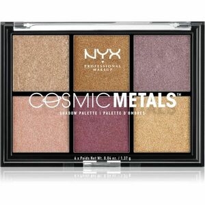 NYX Professional Makeup Cosmic Metals™ paletka očních stínů odstín 01 8.22 g obraz