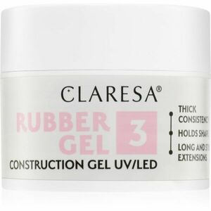 Claresa Rubber Gel Construction Gel UV/LED gelový lak pro prodloužení nehtů odstín 03 12 g obraz