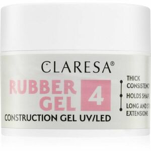 Claresa Rubber Gel Construction Gel UV/LED gelový lak pro prodloužení nehtů odstín 04 12 g obraz