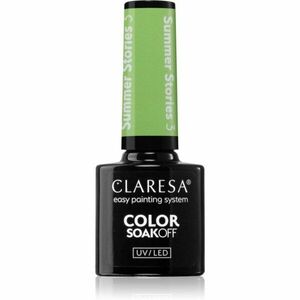 Claresa SoakOff UV/LED Color Summer Stories gelový lak na nehty odstín 3 5 g obraz