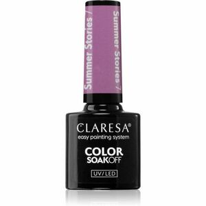 Claresa SoakOff UV/LED Color Summer Stories gelový lak na nehty odstín 7 5 g obraz