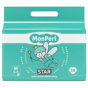 MonPeri Star Size M jednorázové pleny 5-9 kg 36 ks obraz