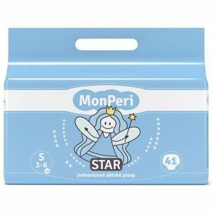 MonPeri Star Size S jednorázové pleny 3-6 kg 41 ks obraz