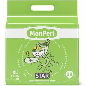 MonPeri Star Size XL jednorázové pleny 12-16 kg 29 ks obraz