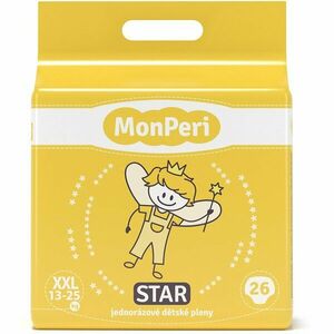 MonPeri Star Star XXL jednorázové pleny 13-25 kg 26 ks obraz