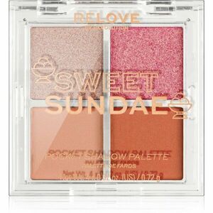 Revolution Relove Pocket Palette paletka očních stínů odstín Sweet Sundae 4x0.72 g obraz