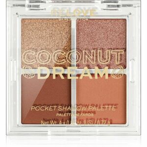 Revolution Relove Pocket Palette paletka očních stínů odstín Coconut Dream 4x0.72 g obraz