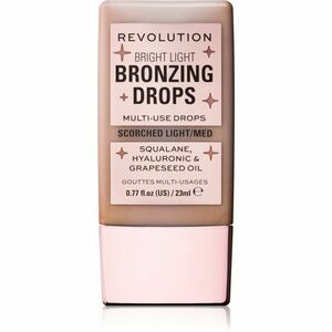 Makeup Revolution Bright Light Bronzing Drops tekutý bronzer odstín Bronze Scorched 23 ml obraz