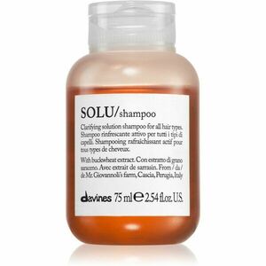 Davines Essential Haircare SOLU Shampoo hloubkově čisticí šampon s osvěžujícím účinkem 75 ml obraz