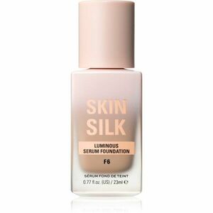 Makeup Revolution Skin Silk Serum Foundation lehký make-up s rozjasňujícím účinkem odstín F6 23 ml obraz