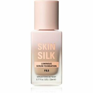 Makeup Revolution Skin Silk Serum Foundation lehký make-up s rozjasňujícím účinkem odstín F8.5 23 ml obraz