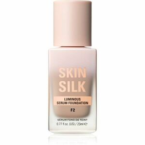 Makeup Revolution Skin Silk Serum Foundation lehký make-up s rozjasňujícím účinkem odstín F2 23 ml obraz