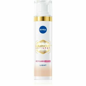 NIVEA Luminous 630 Anti Spot rozjasňující CC krém SPF 30 odstín Light 40 ml obraz