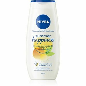 NIVEA Summer Happiness Orange & Avocado Oil vyživující sprchový gel 250 ml obraz