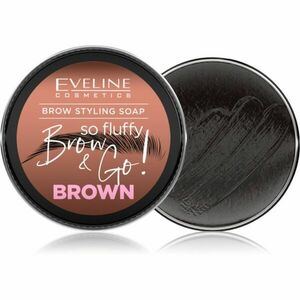 Eveline Cosmetics Brow & Go! stylingové mýdlo na obočí odstín Brown 25 g obraz