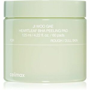 celimax Ji Woo Gae Heartleaf BHA Peeling Pad exfoliační polštářky se zklidňujícím účinkem 60 ks obraz