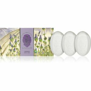 La Florentina Lavender Hand Soap sada tuhých mýdel s vůní levandule 3x150 g obraz