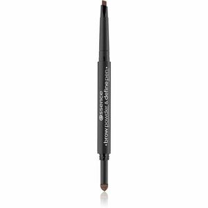 Essence Brow Powder & Define Pen precizní tužka na obočí odstín 02 Warm Dark Brown 0, 4 g obraz