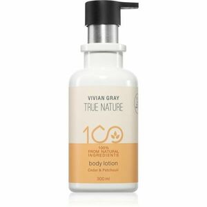 Vivian Gray True Nature Cedar & Patchouli vyživující tělové mléko 300 ml obraz