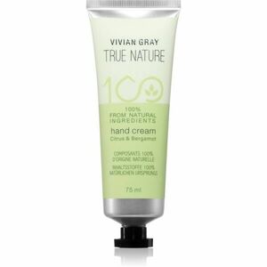 Vivian Gray True Nature Citrus & Bergamot hydratační krém na ruce 75 ml obraz