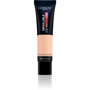 L’Oréal Paris Infallible 24H Matte Cover dlouhotrvající make-up s matným efektem 155 Natural Rose 30 ml obraz