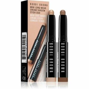 Bobbi Brown Long-Wear Cream Shadow Stick Duo Mini dlouhotrvající oční stíny v tužce Taupe - Moonstone 2 ks obraz