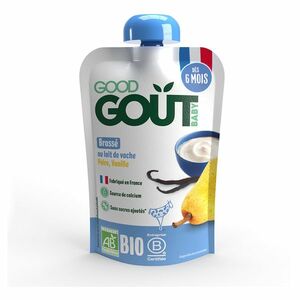 GOOD GOUT Vanilkový jogurt s hruškou od 6.měsíců BIO 90 g obraz