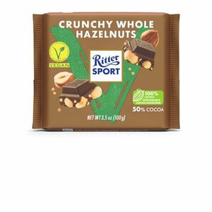 RITTER SPORT Čokoláda s lískovými ořechy vegan 100 g obraz