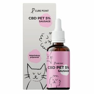 CURE POINT CBD Pet 5% Olej pro psy Sausage 10 ml obraz