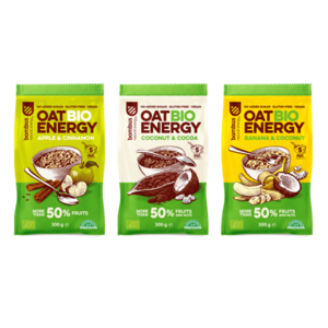 BOMBUS Oat energy banana & coconut ovesná kaše 65 g BIO obraz