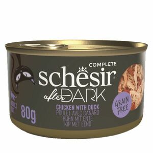 SCHESIR After Dark Wholefood konzerva pro kočky kuře a kachna 80 g obraz