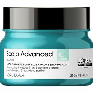 L´ORÉAL Professionnel Série Expert Scalp Advanced Šampon a maska 2 v 1 pro mastnou pokožku hlavy 250 ml obraz