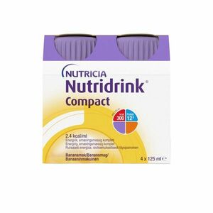 Nutridrink Compact s příchutí banánovou 4x125 ml obraz