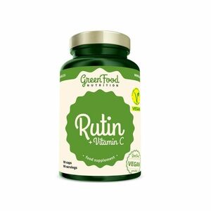 GreenFood Nutrition Rutin + Vitamin C 90 kapslí obraz